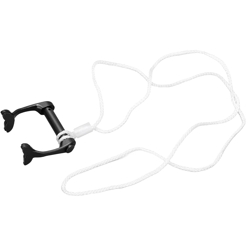 Freediving Nose Clip Swimming Nose Clip Lost Prevention Skin-friendly Anti-Slip Adjustable for Swimming Diving Training Plastic + Silicone Material (Black)