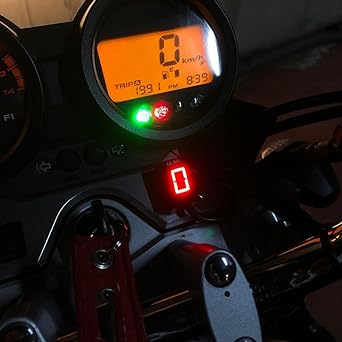 Digital Meter Display Motorcycle Gear Indicator Suzuki Vstrom DL 1000V 1000XTV Boulevard C90 C109R C109T C109 RT Intruder C1500 C1800R Gear Displ Indicator Meter Display