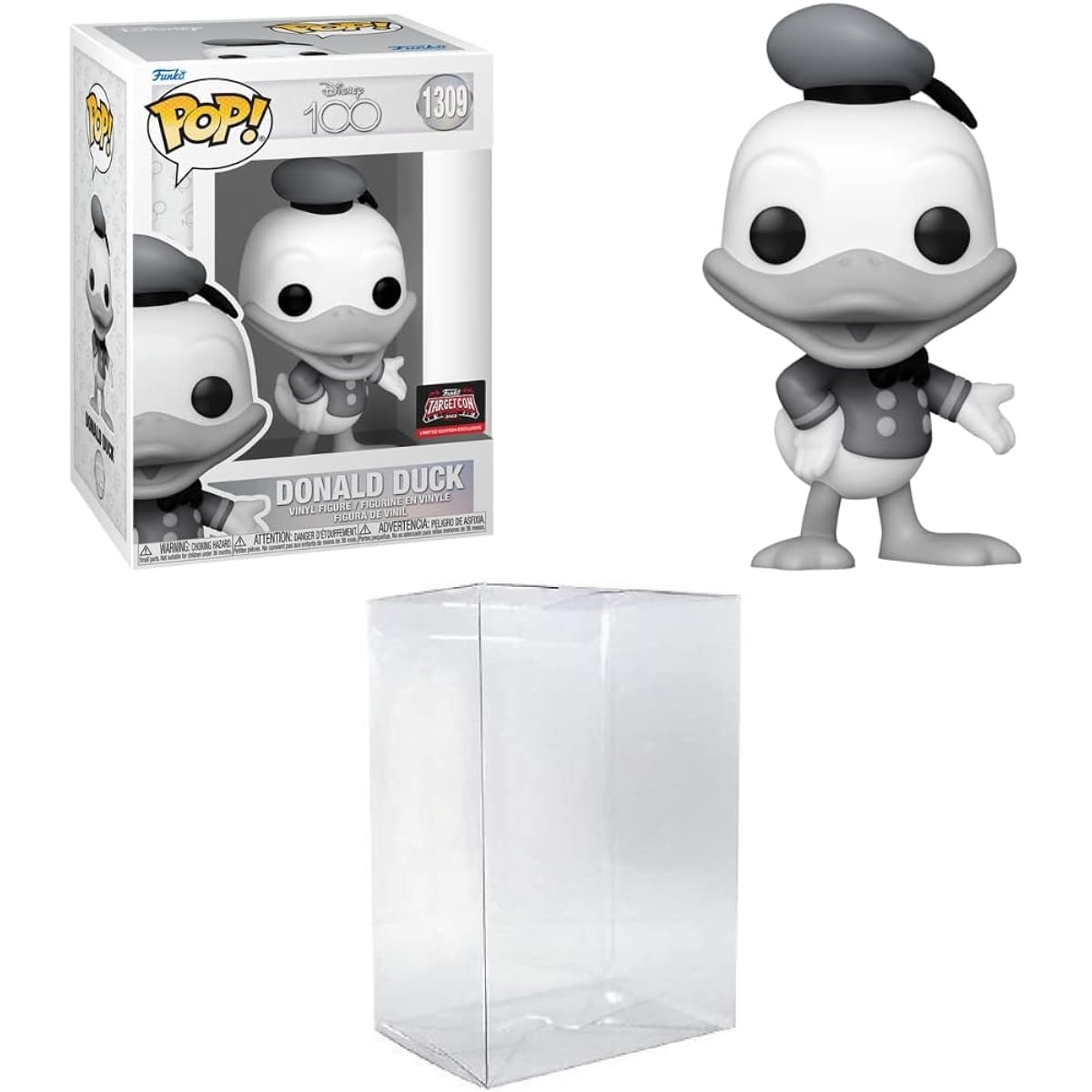 Funko POP! Disney 100 Donald Duck Byron's Attic with Pop Protector