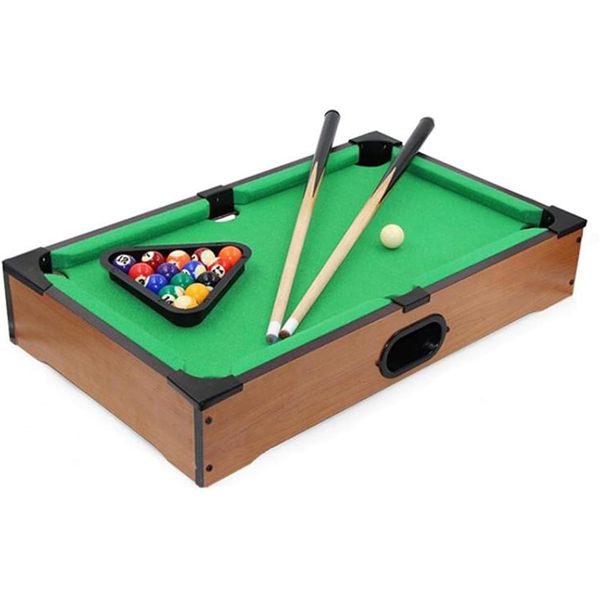 Hora de Lima Mini Pool Table for Kids Small Billiard Game Table Top Pool Table Toy Gift for Cat Cat Pool Table Toy (14 Inch)