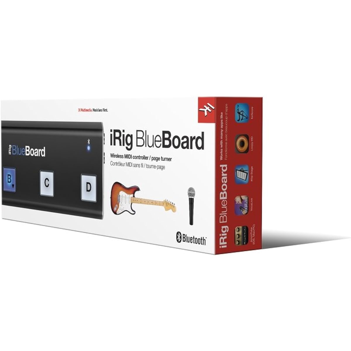 IK Multimedia iRig BlueBoard Wireless MIDI Pedal Board [Domestic genuine product]