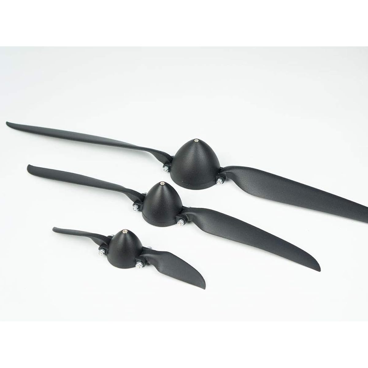 RC Folding Propellers 6" 7" 8" 9" 10" 11" 12" 13.5" 14" 15.5" 16.5" for Different Spinner Sizes and Motor Shaft Diameters φ3.0 φ3.17 φ4.0 φ5.0 with Nylon Plastic Spinner Caps for RC Airplane Drone 12x6, Shaft φ4.0 V-ZDJ