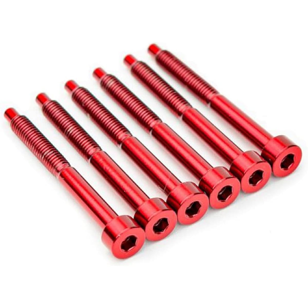 FU-TONE Titanium String Lock Screw Set (6)–RED