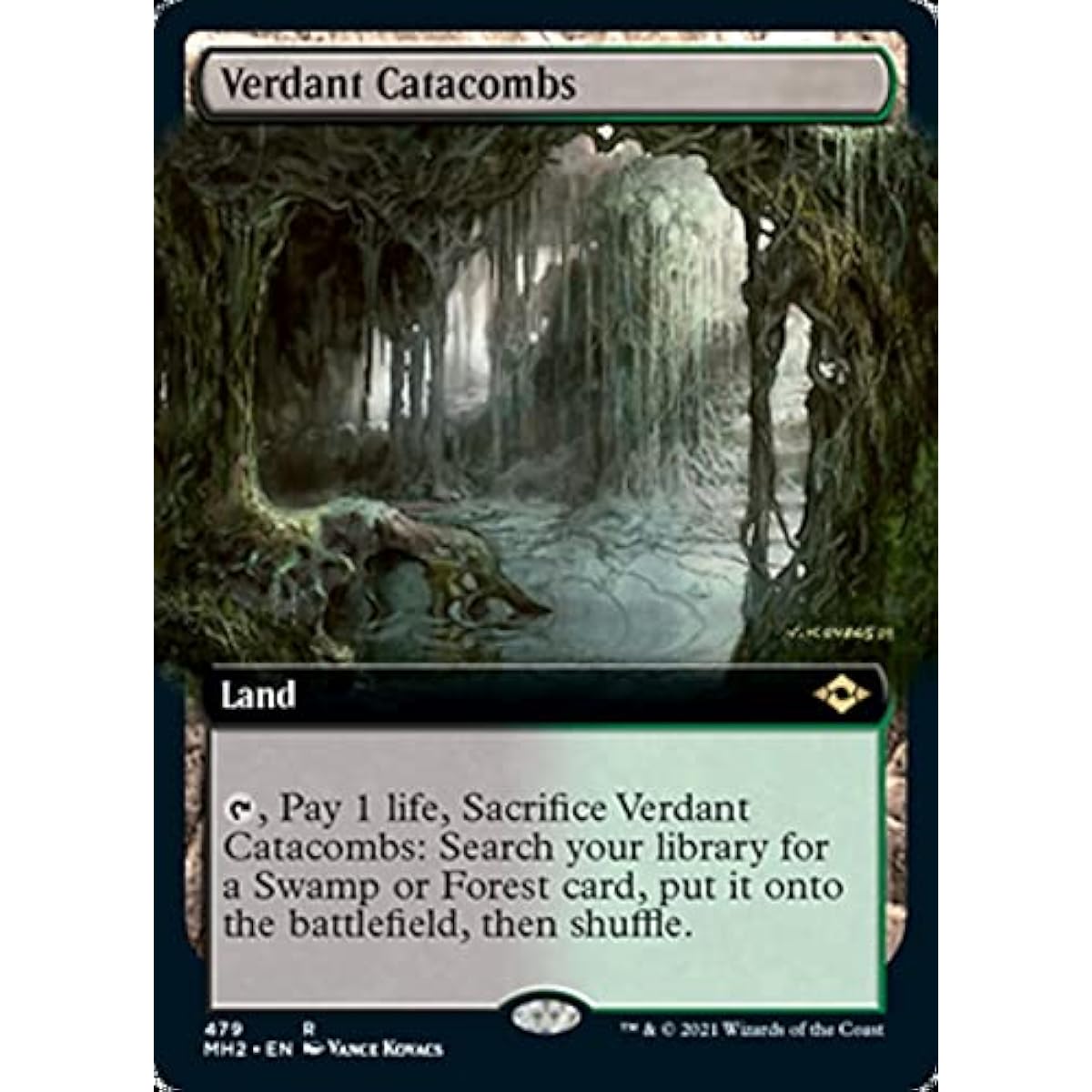 Magic: The Gathering - Verdant Catacombs (479) - Extended Art - Modern Horizons 2