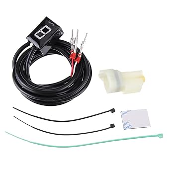 Speed Display Meter Motorcycle Direct Mount 1-6 Speed Gear LCD Display Indicator Kawasaki ER6N Z1000SX Ninja 300 Z1000 Z800 Z750