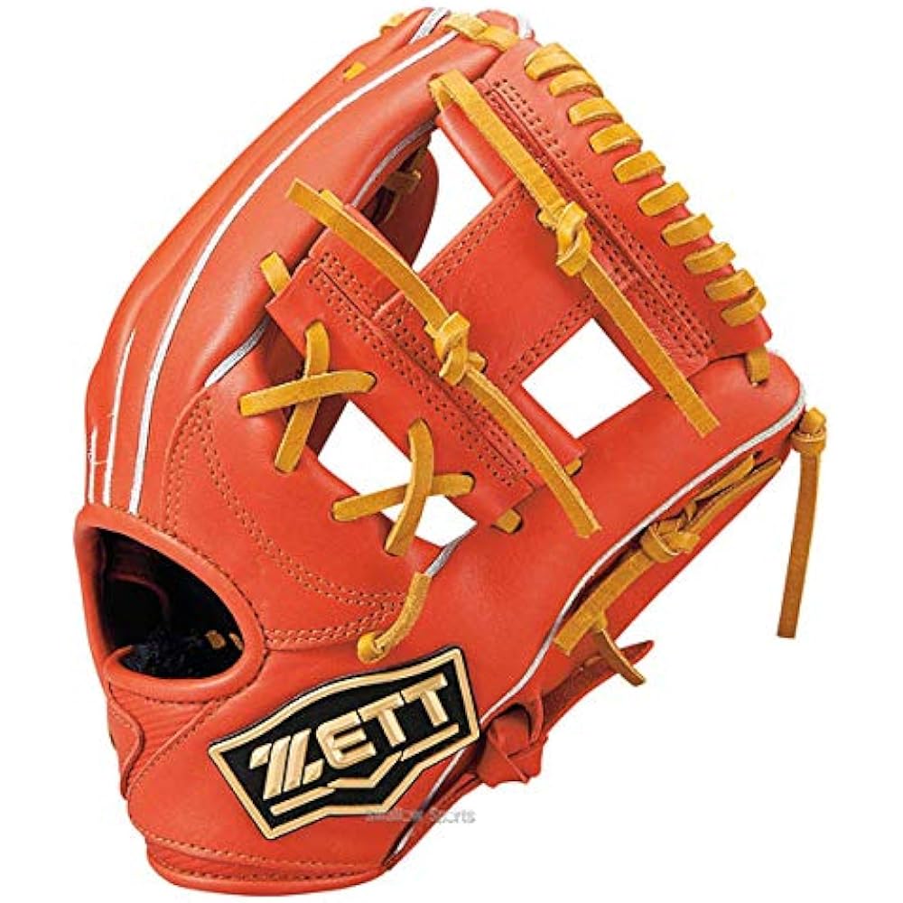 ZETT Boys Baseball Softball Glove (Glove) Zero One Stage Second Short Right Pitch Height 120cm to 135cm Compatible with New Softball BJGB71910