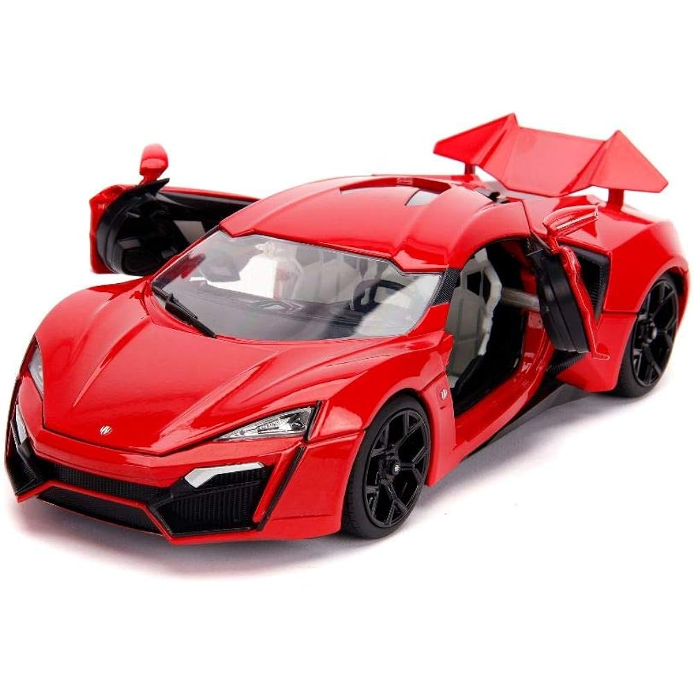 JADATOYS 1:18 Fast and Furious Diecast Car LYKAN HYPERSPORT w/LIGHT & DOM [Parallel Import]