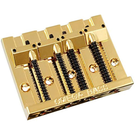 ALLPARTS Bass Bridge BB-3350-002 Omega Bass Bridge Gold