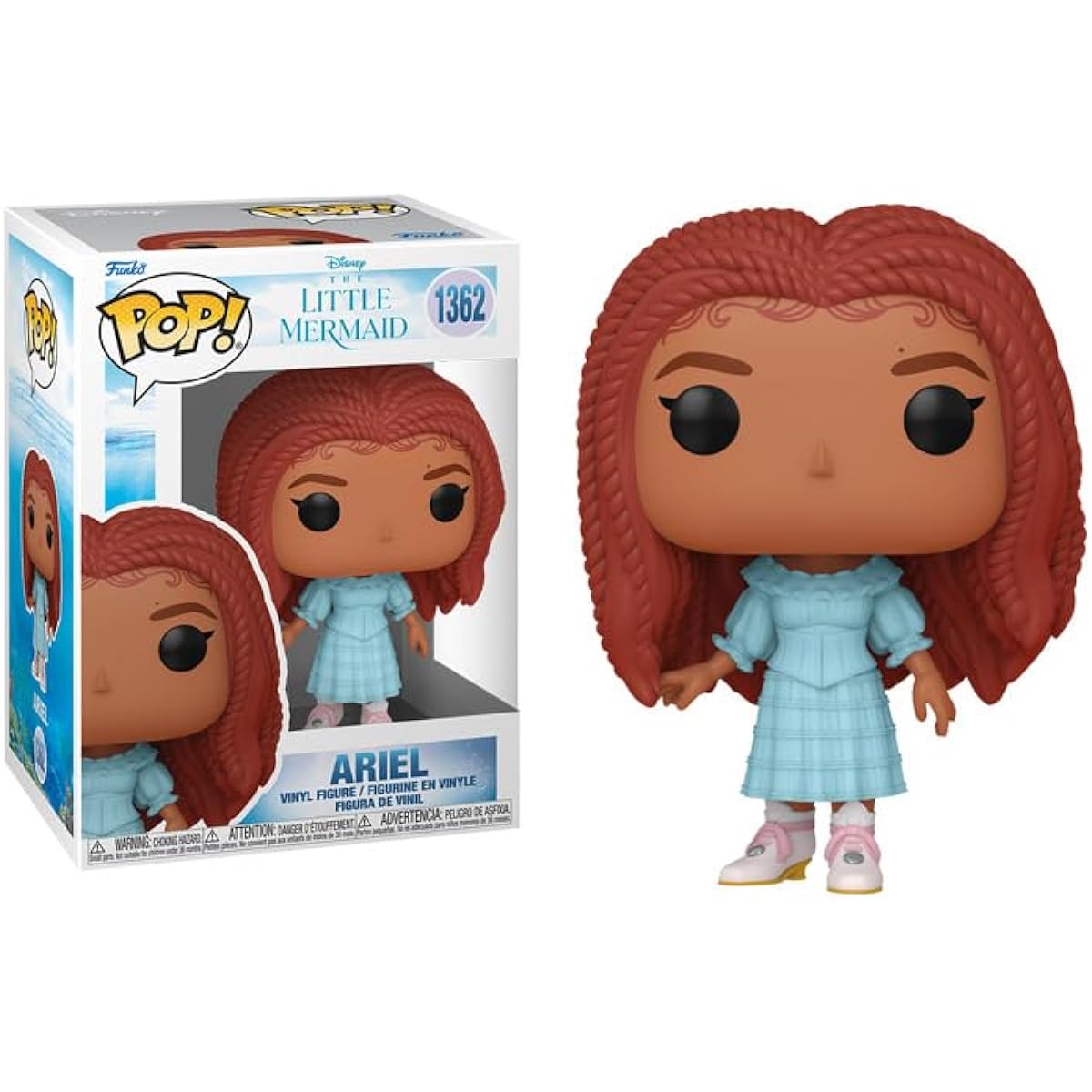 Funko The Little Mermaid Live Action + Protector: Pop! Disney Vinyl Figure (ToyBop Box Protector Collector Case) (Ariel)