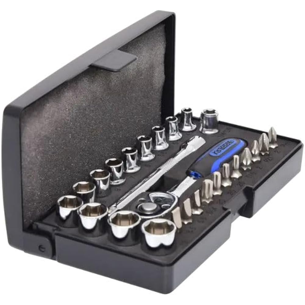 KS TOOLS 1/4" CHROMEplus Socket set 26 pcs 918.0626