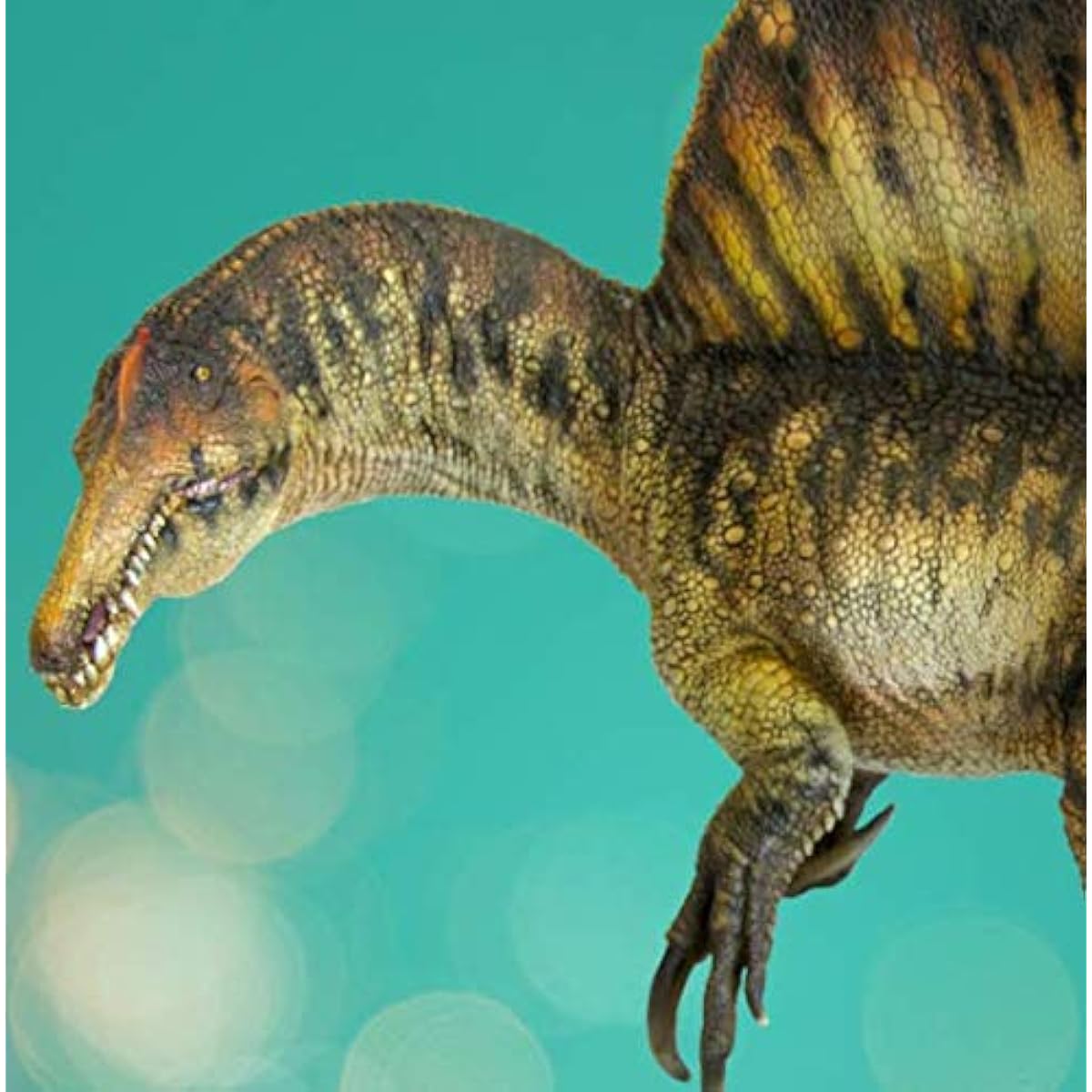 PNSO Spinosaurus Essien Dinosaur Model Toy Tyrannosaurus Rex Dinosaur Science Art Model Real Animal Figure PVC Premium Plastic Model Painted Finished Product