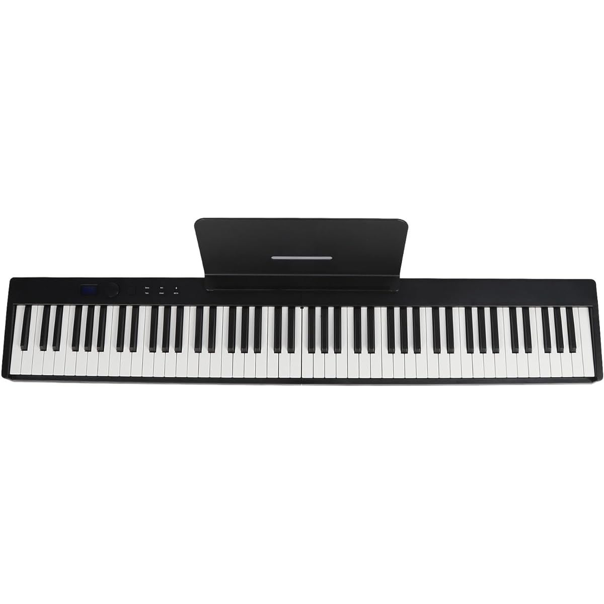 Folding Piano, 88 Keys Folding Piano Full Size Easy Connection 128 Rhythms USB B Interface with Pedal for Beginners Outdoor Use (US Plug)