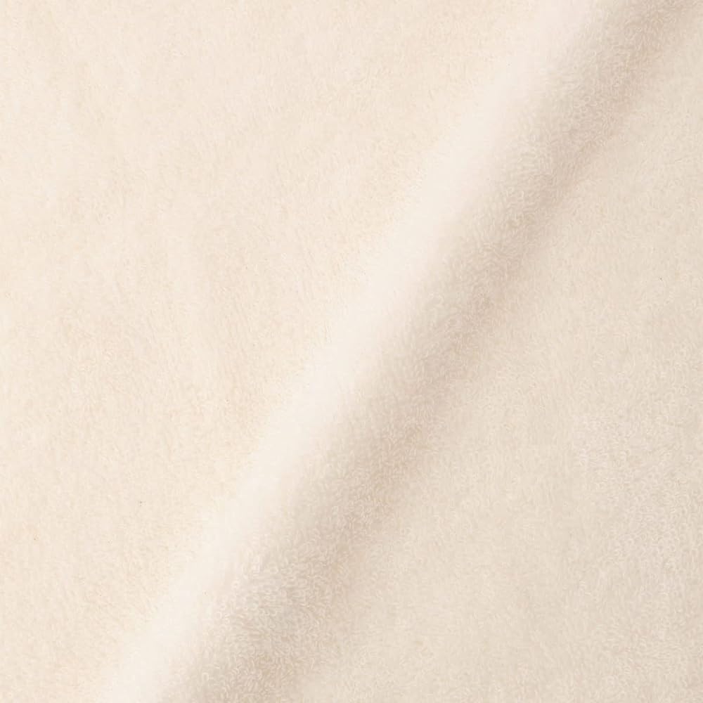 Set of 2 light and sweetly twisted face towels (white, ecru)