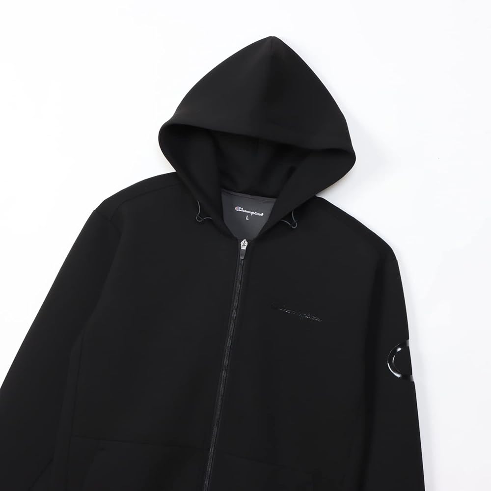 [Champion] Parka Long Sleeve WRAP-AIR Stretch Thermal Script Logo Zip Hoodie Jacket Men's Sports C3-YS101