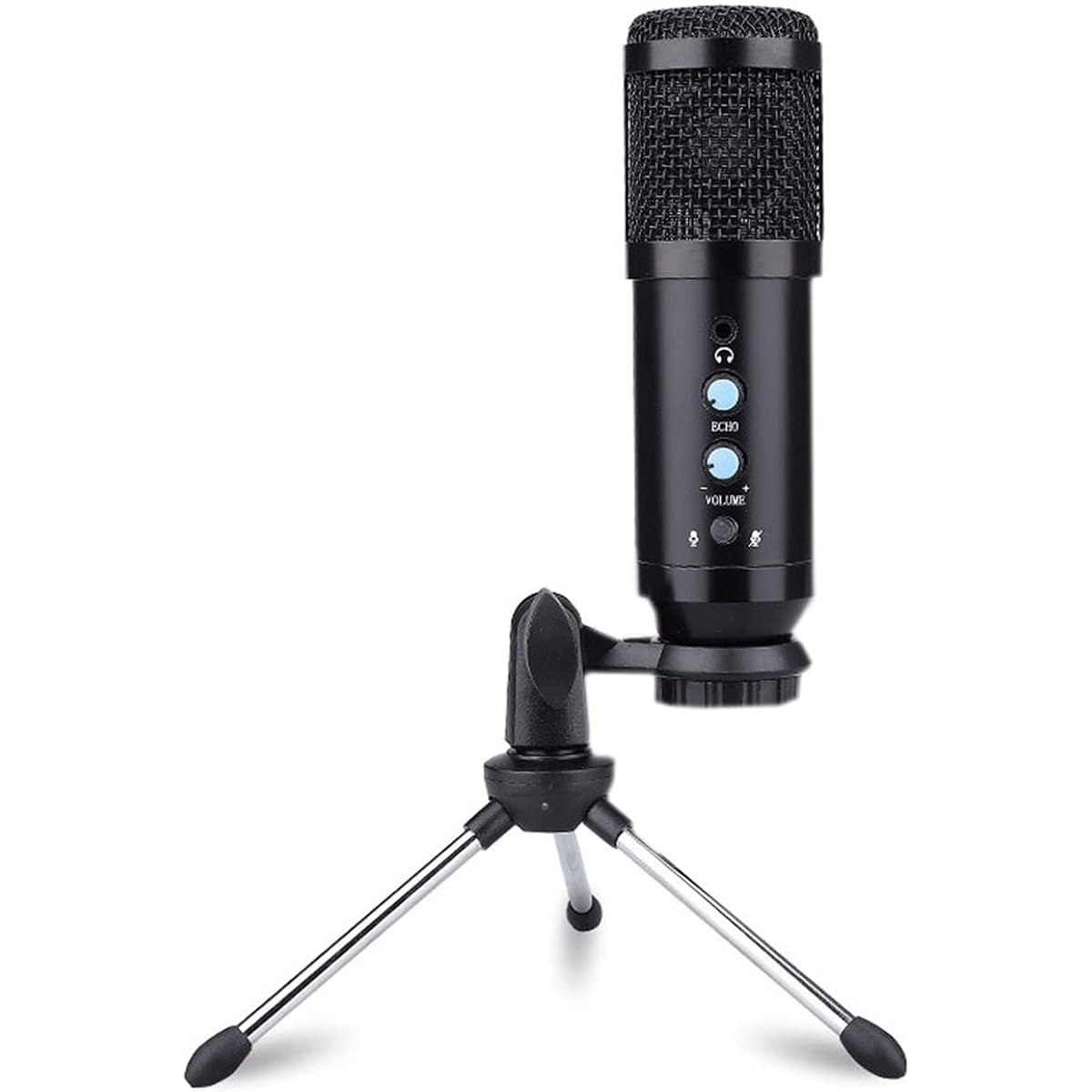 Tripod stand USB microphone with mute button No delay computer microphone for video conferencing
