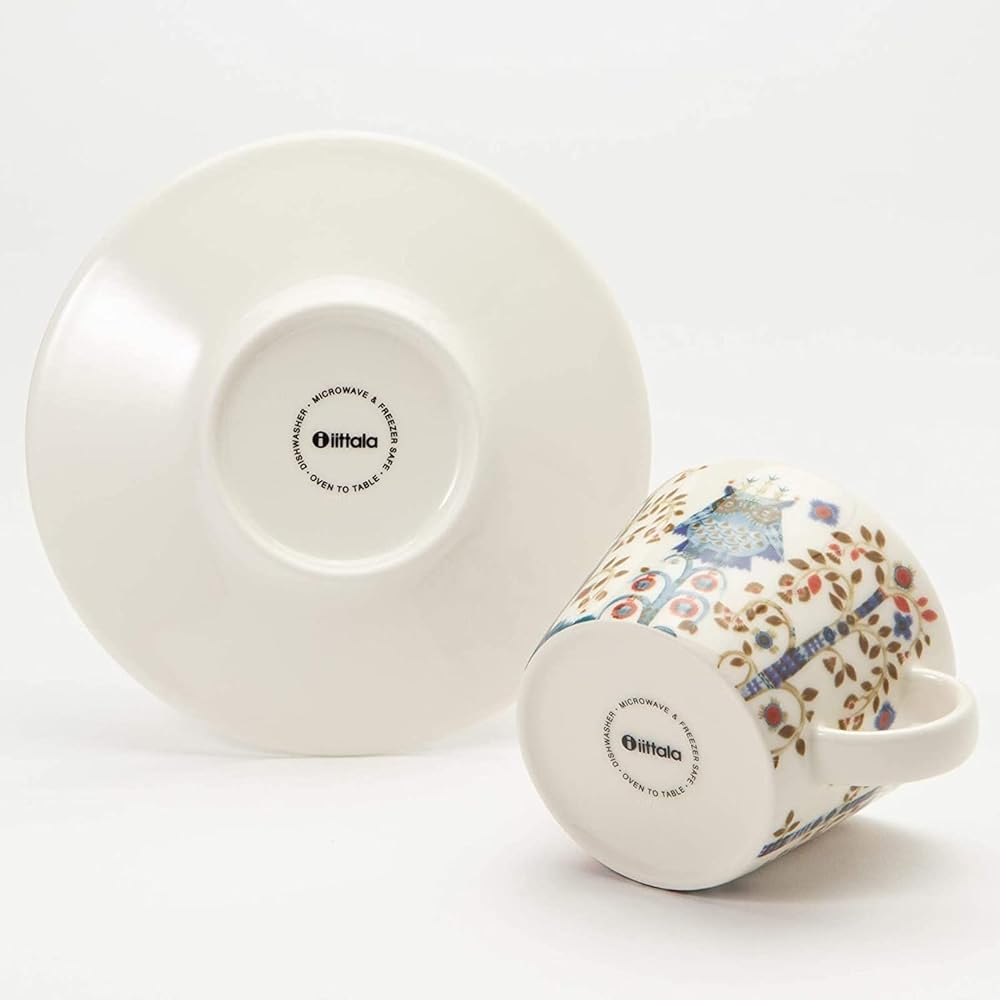 iittala [Regular Imported Product] Iittala Taika Coffee Cup & Saucer White 1054171