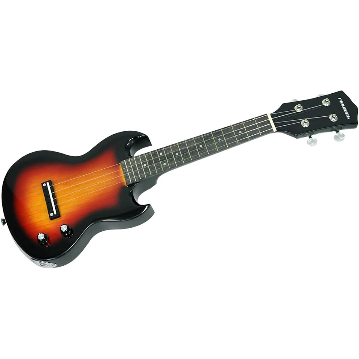 PLAYTECH Electric Ukulele Concert Type Sunburst
