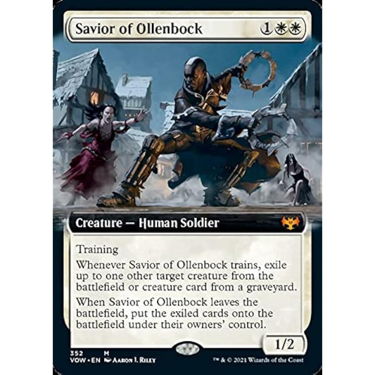 Magic: The Gathering - Savior of Olenbock (352) - Extended Art - Innistrad: Crimson Oath