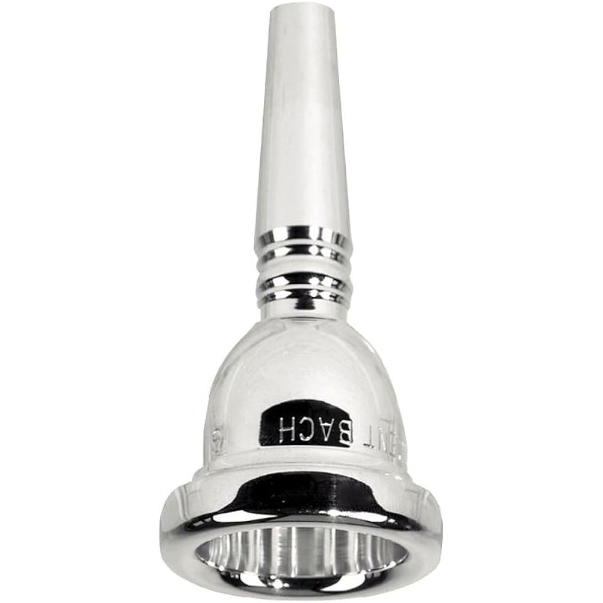 Back Tuba (Sousaphone) Mouthpiece 24AW Silver Plated Finish & Neoprene Mouthpiece Pouch Set