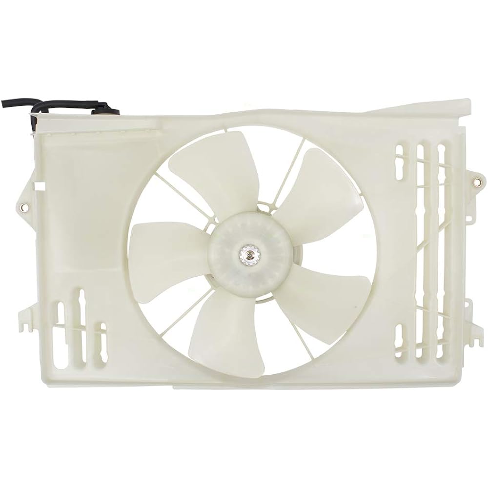 Radiator Cooling Fan Motor Assembly Replacement for 03-08 Toyota Corolla Matrix Pontiac Vibe 163610D090 88971521