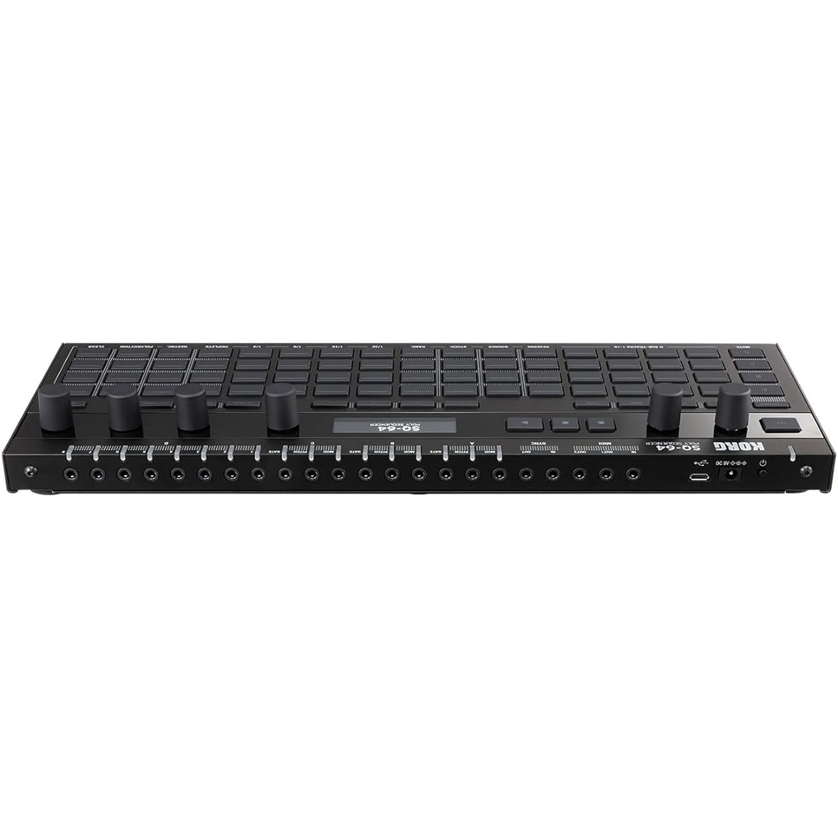 KORG Polyphonic Step Sequencer SQ-64 Freely operate all devices A wide variety of connection terminals Ideal for music production and live performances