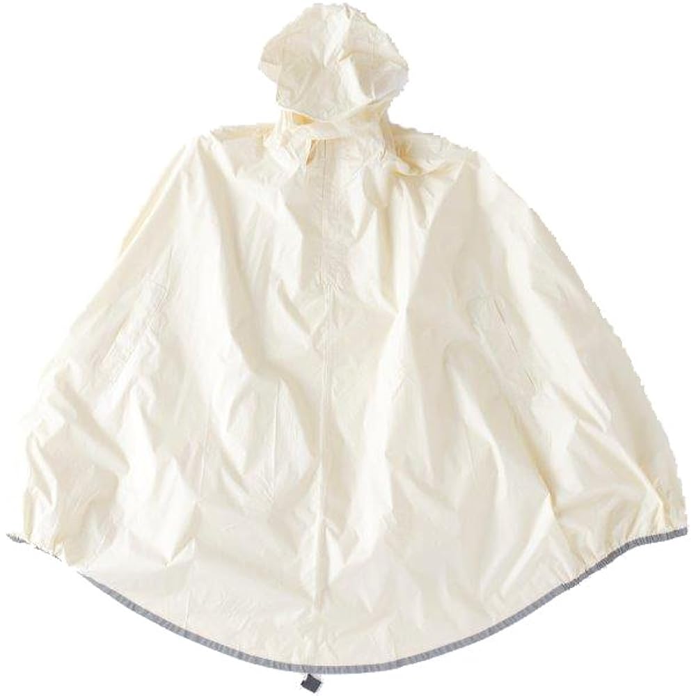 [Koyanagi] I can help! Cycle poncho 《Rear reflective patch/hood with glasses on both sides》 Charipon