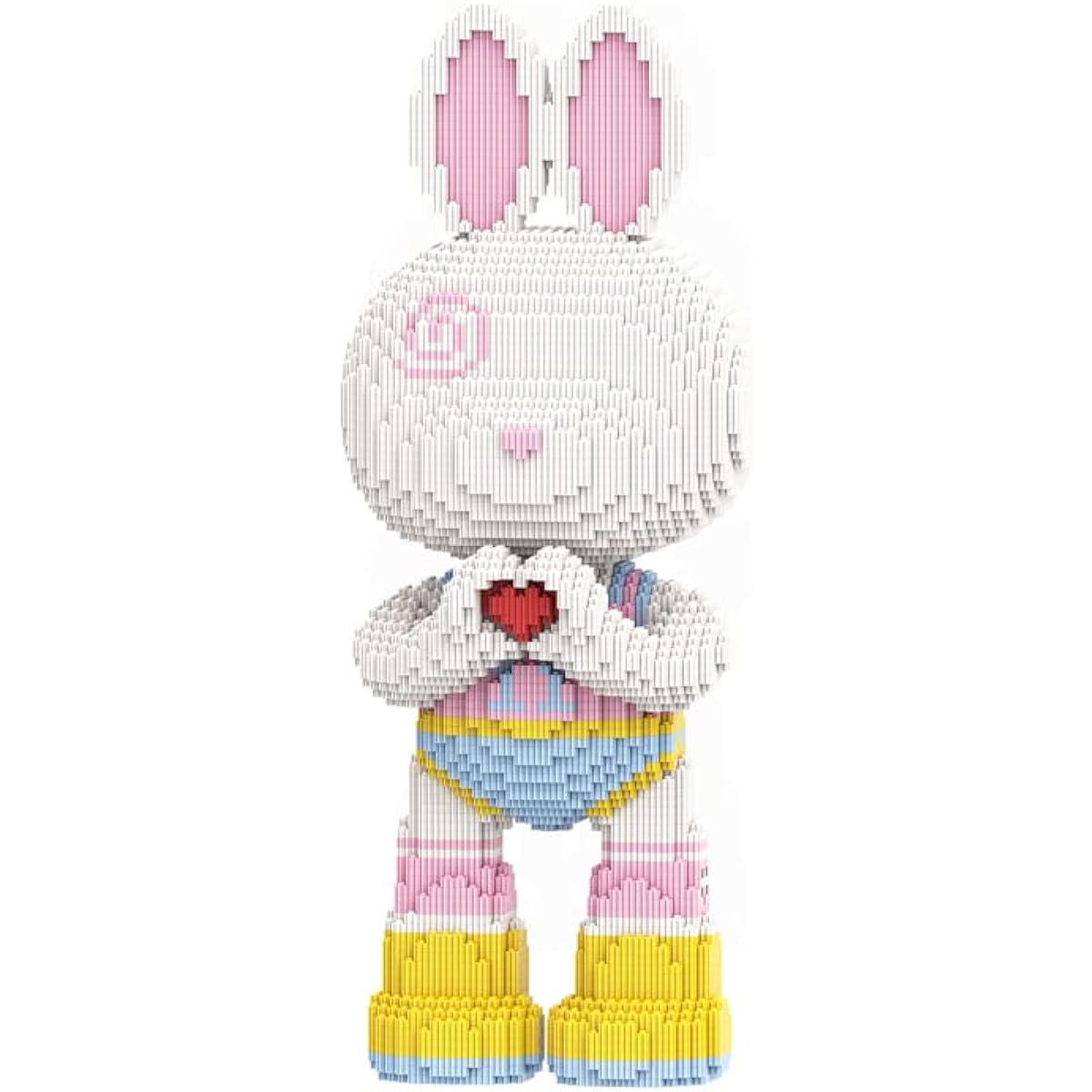 BDYDT Animal Love Rabbit Micro Building Blocks Set (8000 Pieces) Gift for Adults and Kids