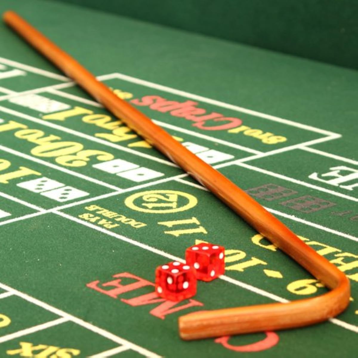 Deluxe Rattan Craps Dice Stick - Choose from 36 or 48 inch sizes