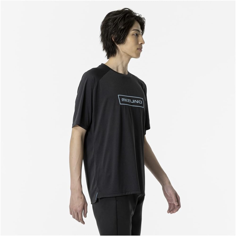 Mizuno 32MAA510 Men's Training Wear, Dry Short Sleeve T-Shirt, Sweat Absorbent, Quick Drying