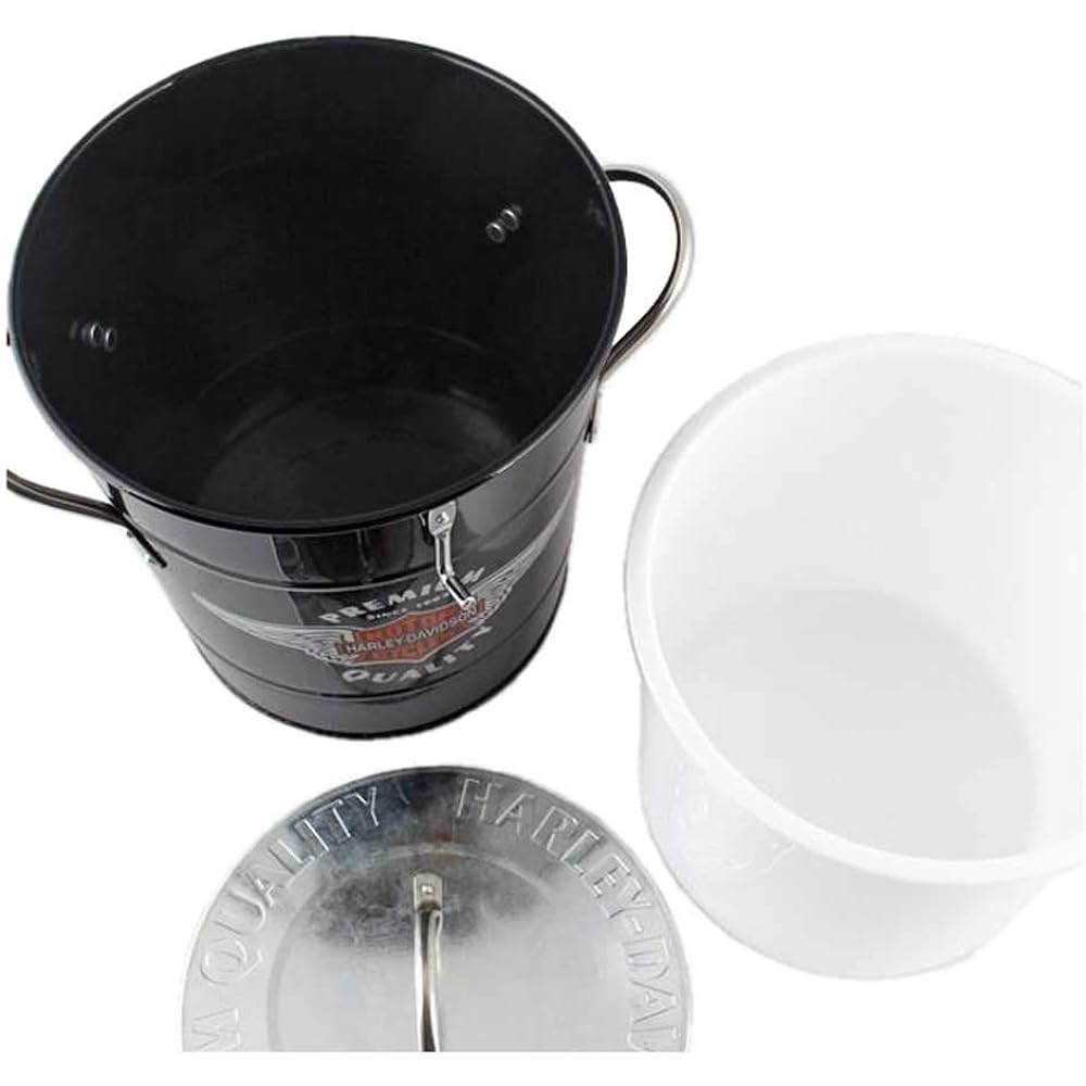 Harley-Davidson Winged Bar & Shield Ice Bucket, 3.75 Quart - Black HDL-18582