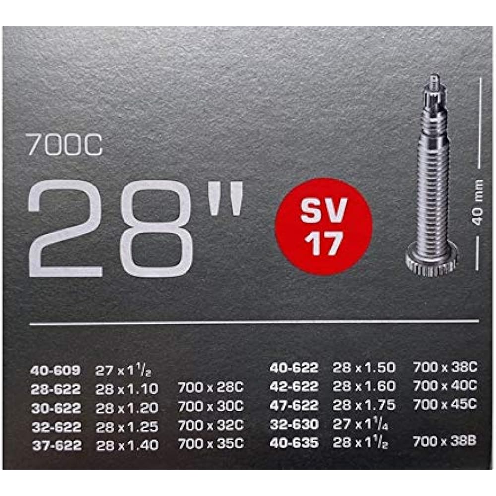 Set of 2 SCHWALBE 700 x 28/45C Tube Presta 17SV Valve Length 40mm [Parallel Import]