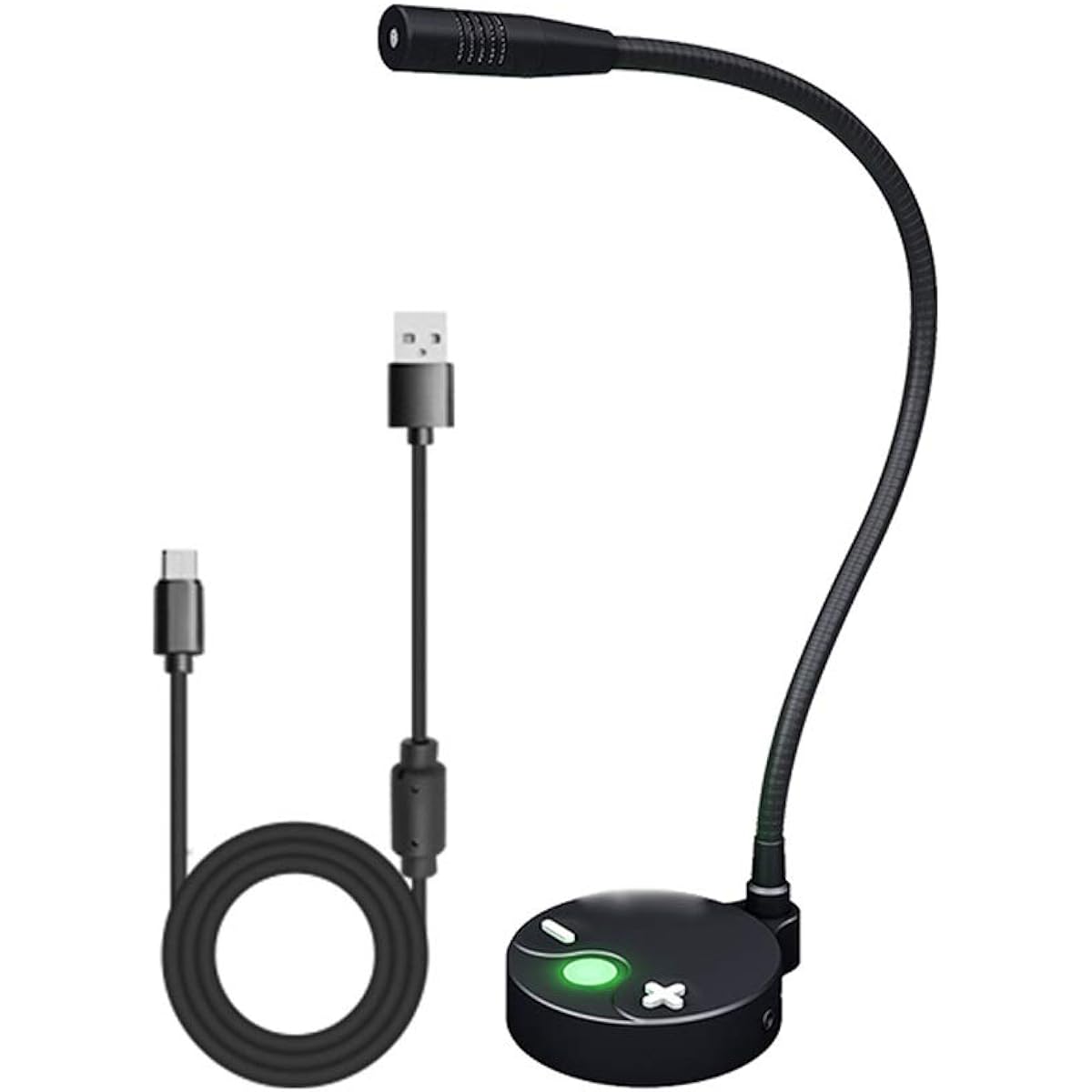 Computer Microphone Computer Microphone, USB Desktop Microphone, Condenser Microphone for PC/Desktop/Notebook, Recording for Podcasting