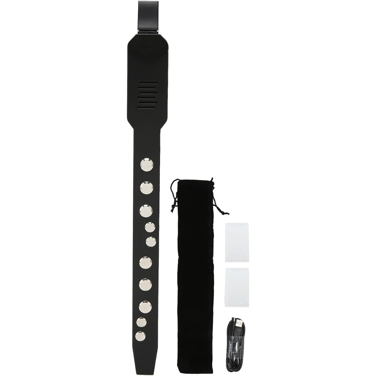 Wind Synthesizer MIDI Digital Wind Instrument Aerophone Digital Wind Instrument Digital Wind Instrument for Children, Teachers, Elderly, Youth, Built-in Battery (Black)