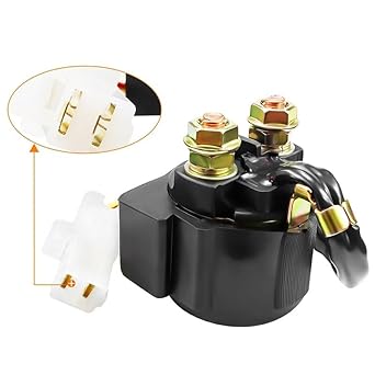 Starter Relay Cell Relay Motorcycle Starter Solenoid Relay Yamaha BW200 BW350 FJ600 SR185 Exciter SR 250 SRX 250 TT225 TTR 225 TTR250 TRX250 TW200