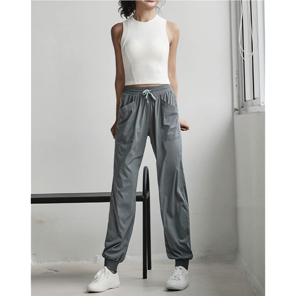 [and-L] Yoga Wear Tops Tank Top Short Length Women's Racerback Cropped Length Sweat Absorbent Quick Drying Hot Yoga