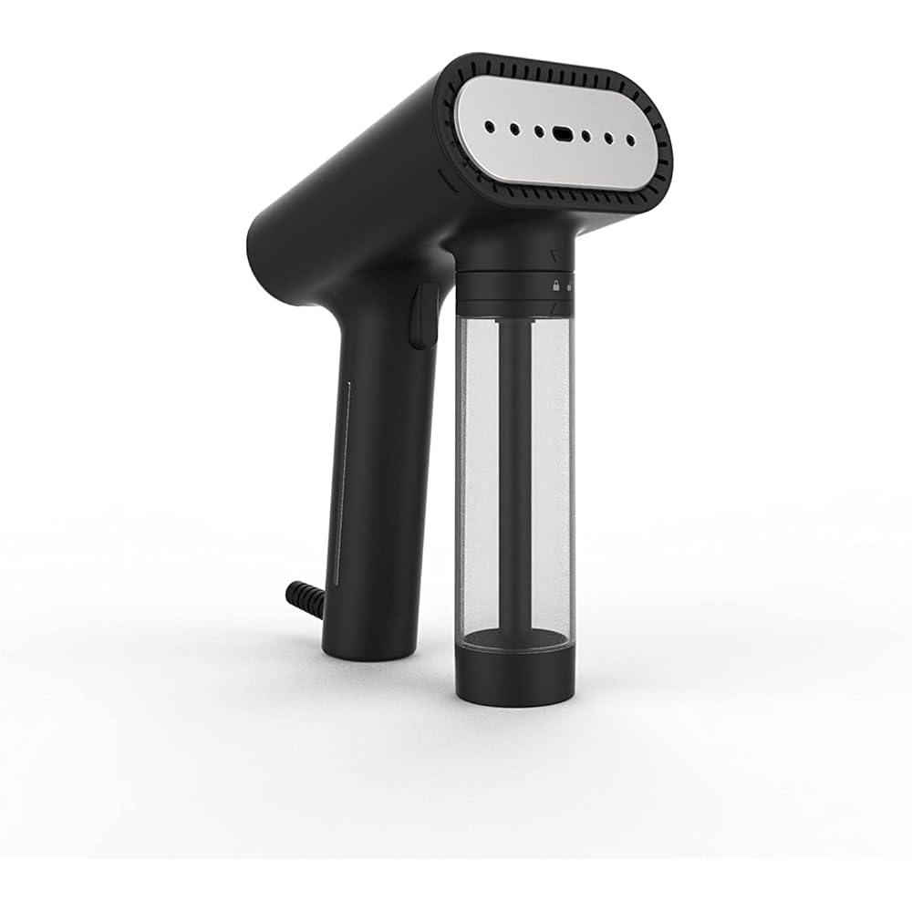 SteamOne Clothing Steamer S-Nomad NS1750B Black Lightweight/Powerful 18g Steam/Starts in 30 seconds/Capacity 150ml/Can be used continuously with a plastic bottle