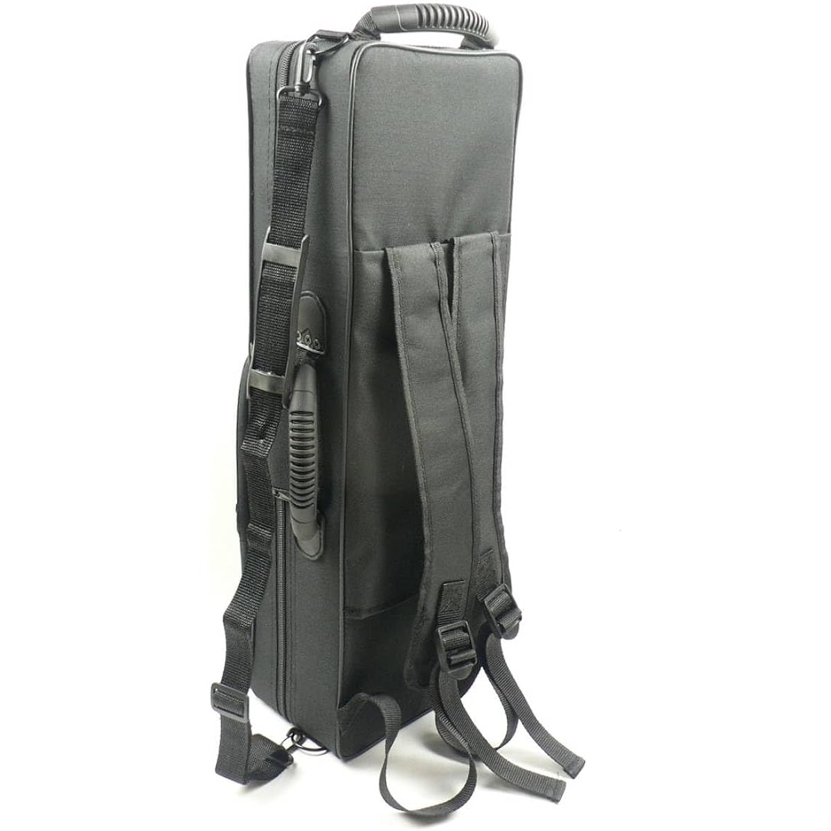 Lightweight semi-hard case for soprano saxophone