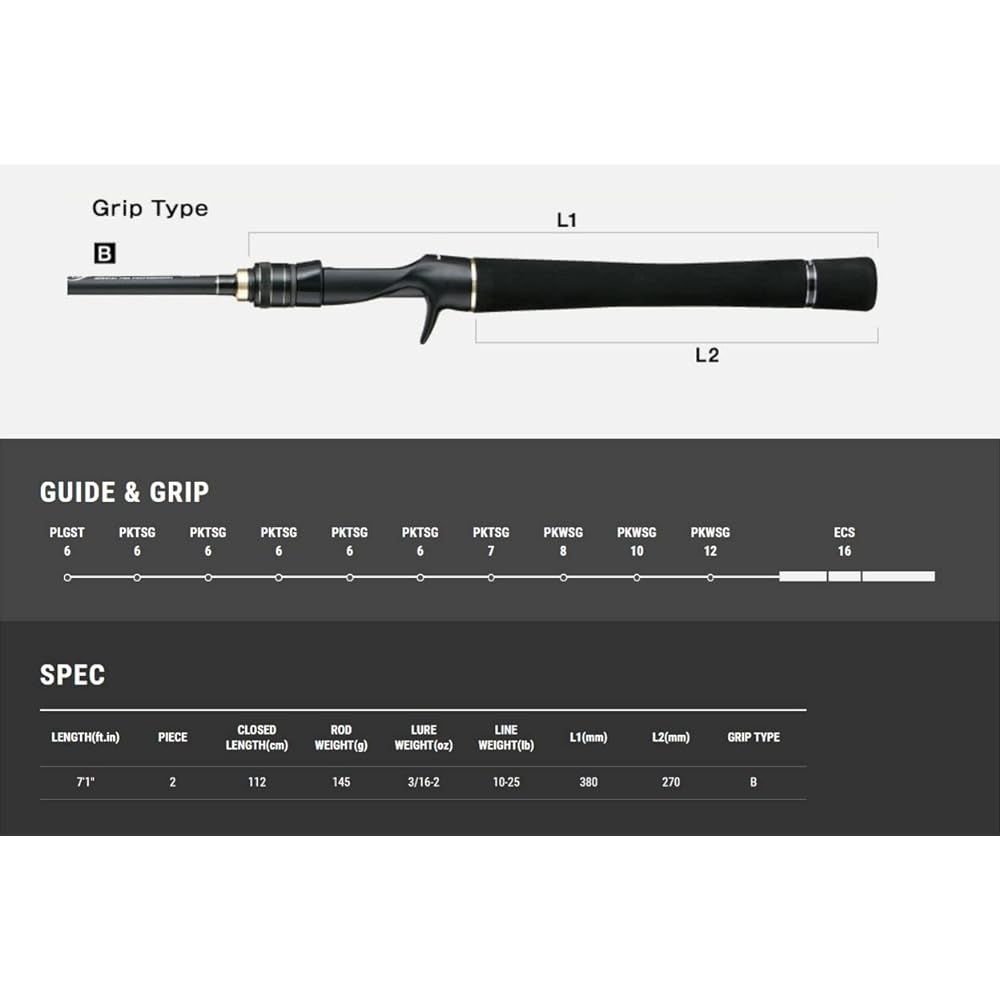 Tailwalk Rod Full Range C71H/CC 15678
