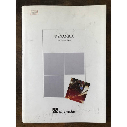 Wind orchestra score Jan Vanderroost: Dynamica DYNAMICA Score available