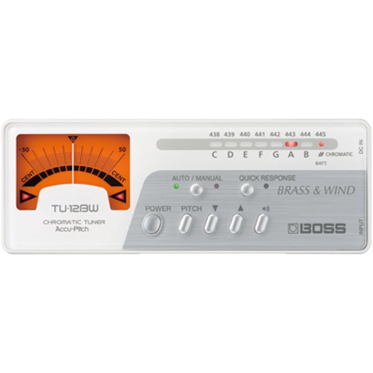 BOSS TU-12BW Tuner for wind instruments