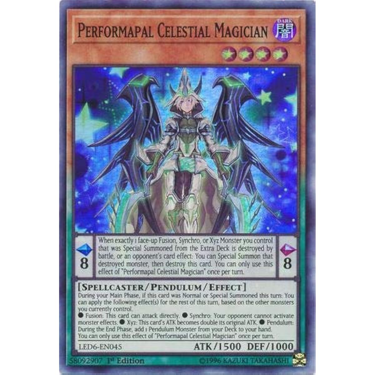 Celestial Magician – LED6-EN045 – Super Rare – 1st Edition