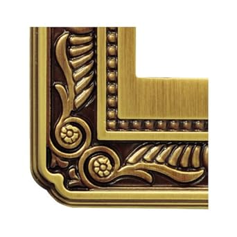 Sugatsune Industries Switch Outlet Plate (Florence) Bright Patina PXP-F-01361-PB