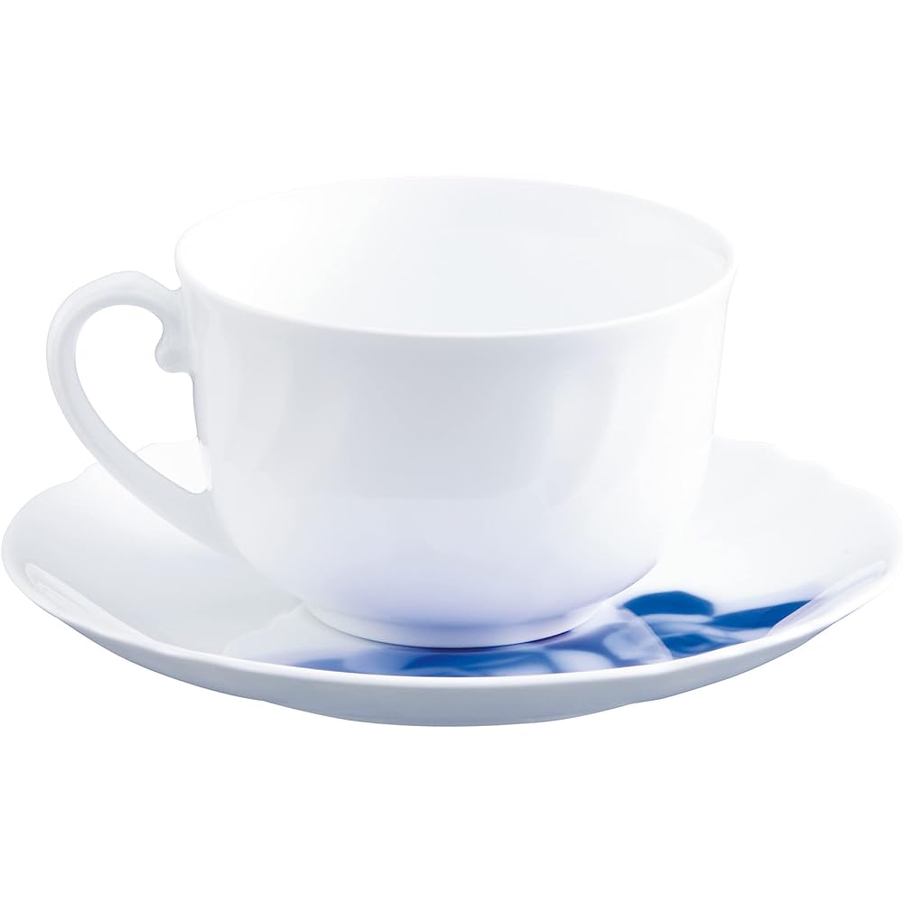 Okura Toen Blue Rose Janet Morning Cup & Saucer <Microwave safe> 59C/8110