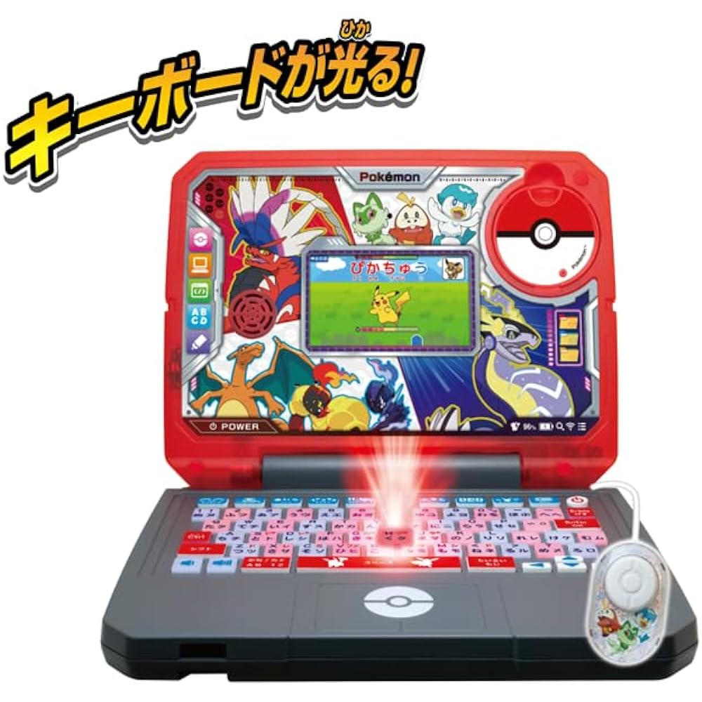 SEGA TOYS Pokemon Study Shine! Pokemon Typing PC Computer