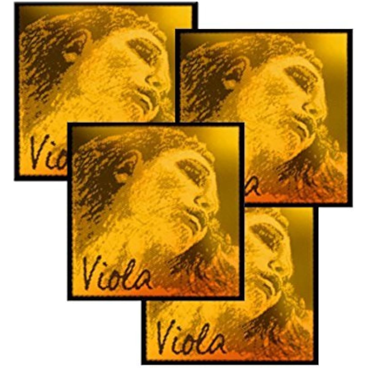 EVAH PIRAZZI Eva Pirazzi Gold Viola String 4 String Set