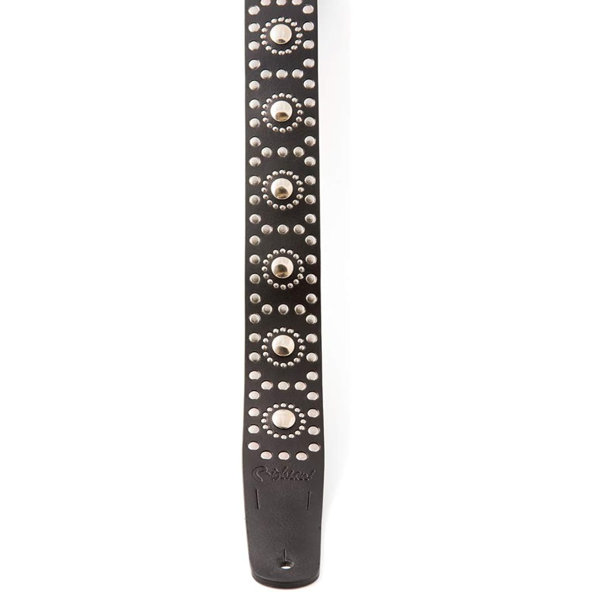 RightOn! STRAPS Guitar/Bass Strap Width 6cm, Length 95~143cm THUNDERSTRUCK BLACK