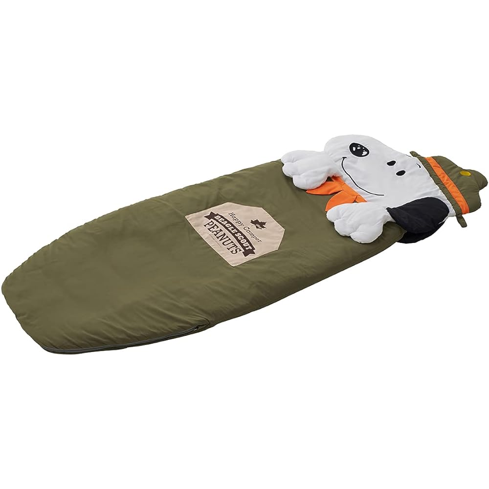 LOGOS SNOOPY sleeping bag 86001088 Khaki (approx.) Width 75 x Length 200cm