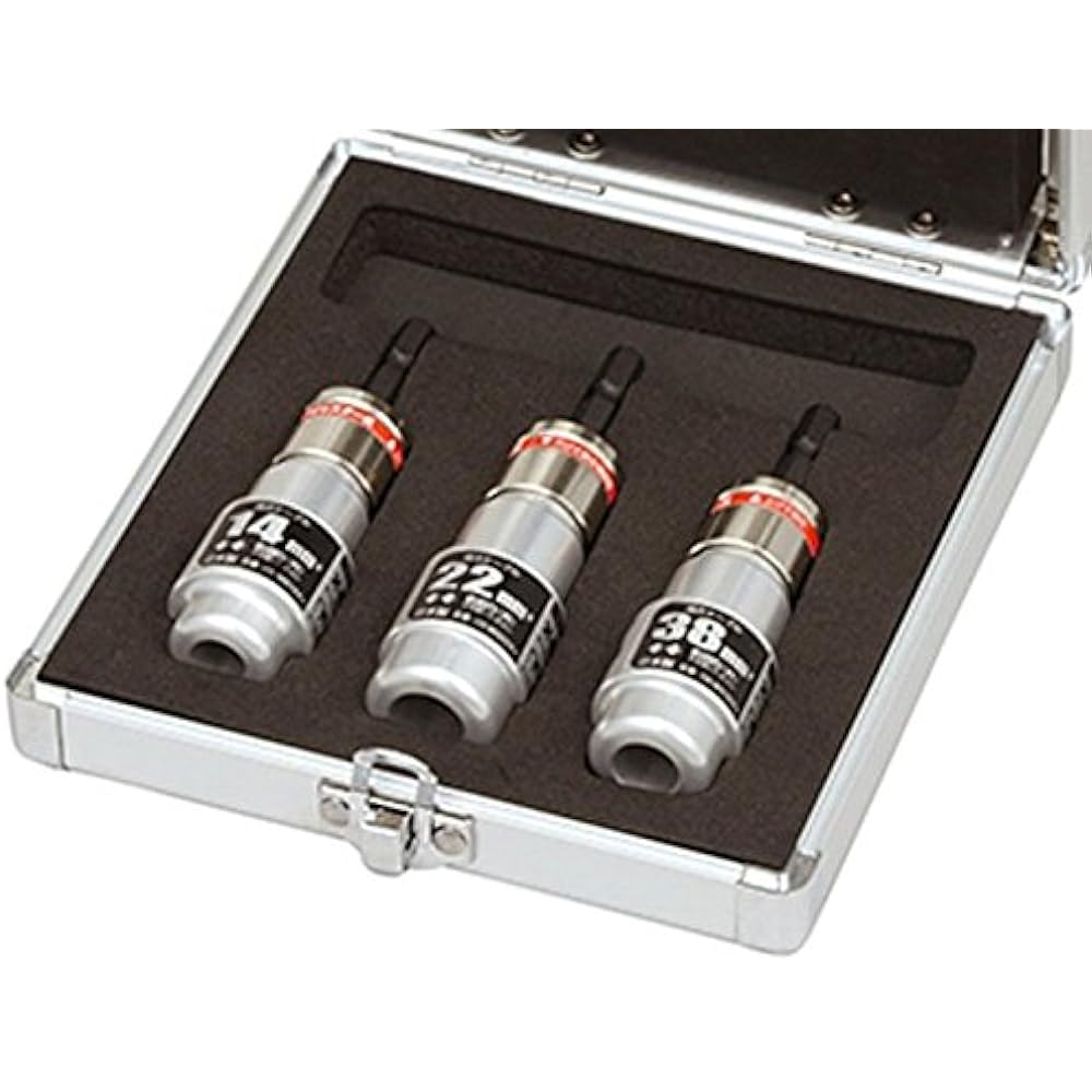 Tajima DK-MS3SAJSET Vinyl Insulated Wire Stripping Socket Type CV Wire Stripper Mukisoke Adjuster Type 14/22/38 Set 600V CV Wire (CV Single Core, for CVT)