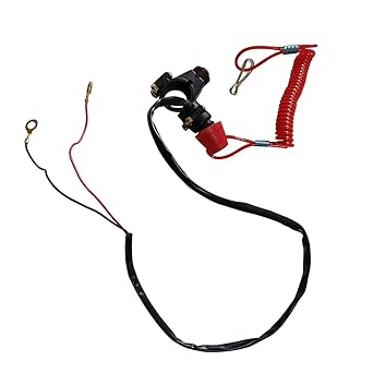 Goodfind68 Red Button Kill Switch 50cc 70cc 90cc 110cc 125cc 150cc 200cc 250cc Engine ATV Quad Bike Dirt Bike Pit Bike Trail Bike Go Kart