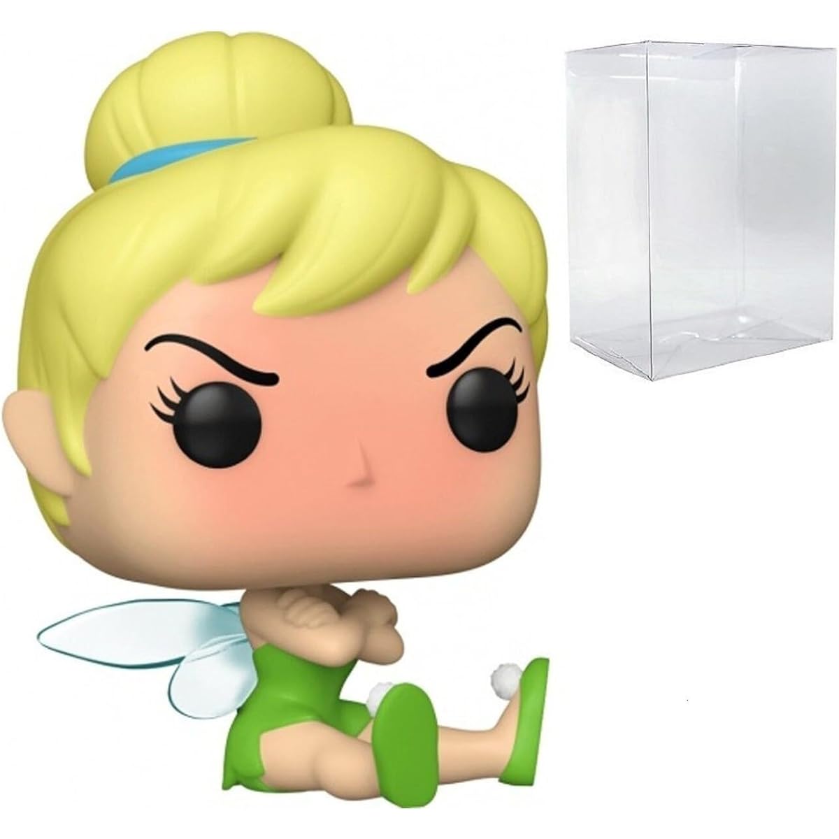 POP Disney Classics: Grumpy Tinker Bell #1198 Limited Edition Chase Funko Vinyl Figure (Includes Compatible Box Protector Case) Multicolor 3.75"